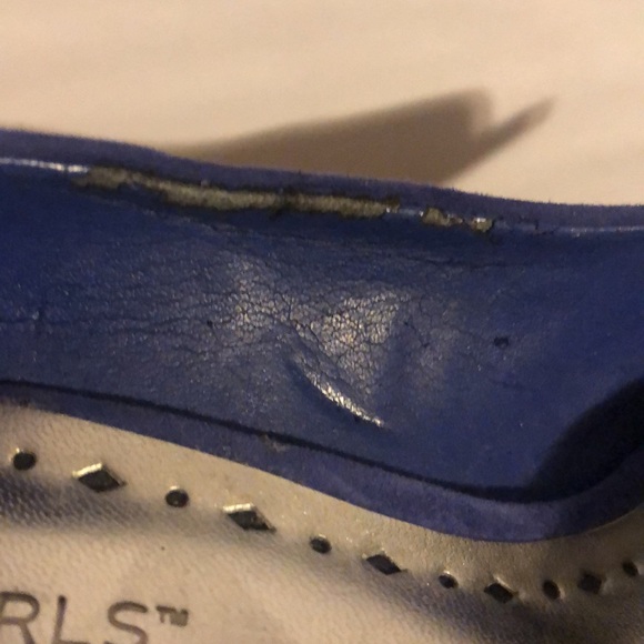 BCBG Girls Purple Peep Toe Heels - Picture 6 of 7